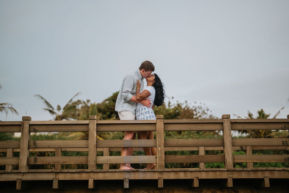 Professional proposal photography at Petitenget Beach Bali.