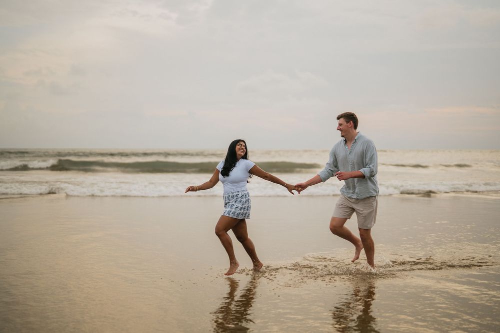 Professional proposal photography at Petitenget Beach Bali.