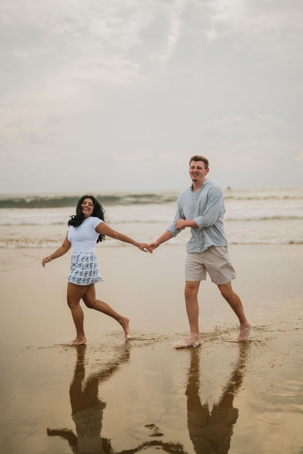 Professional proposal photography at Petitenget Beach Bali.