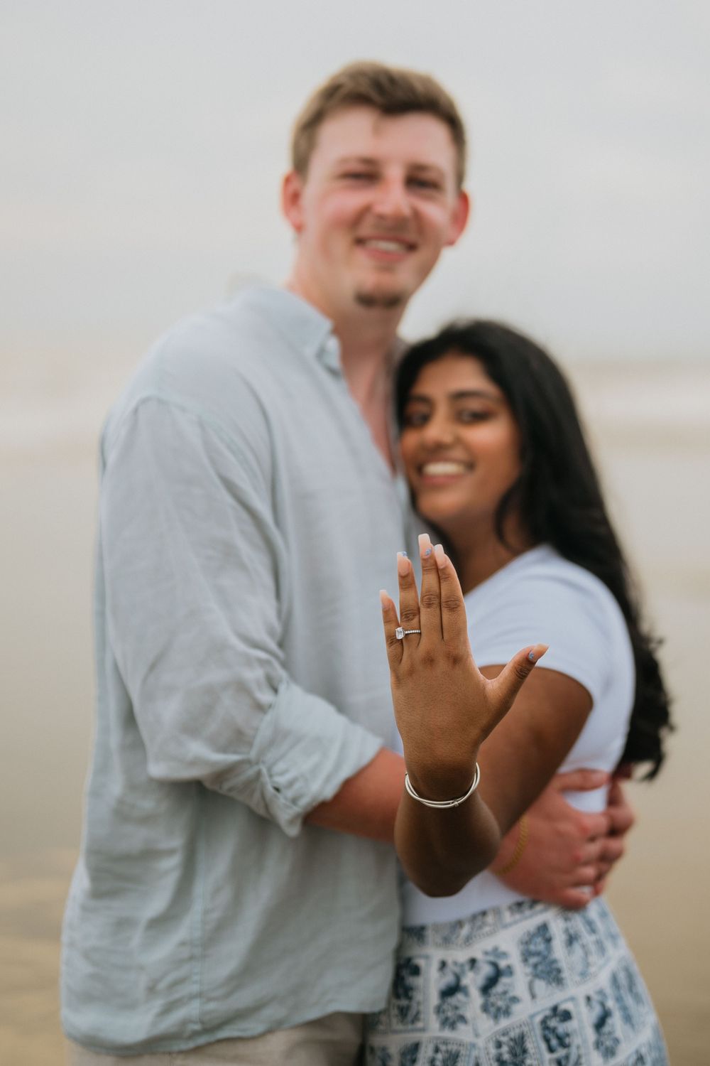 Professional proposal photography at Petitenget Beach Bali.