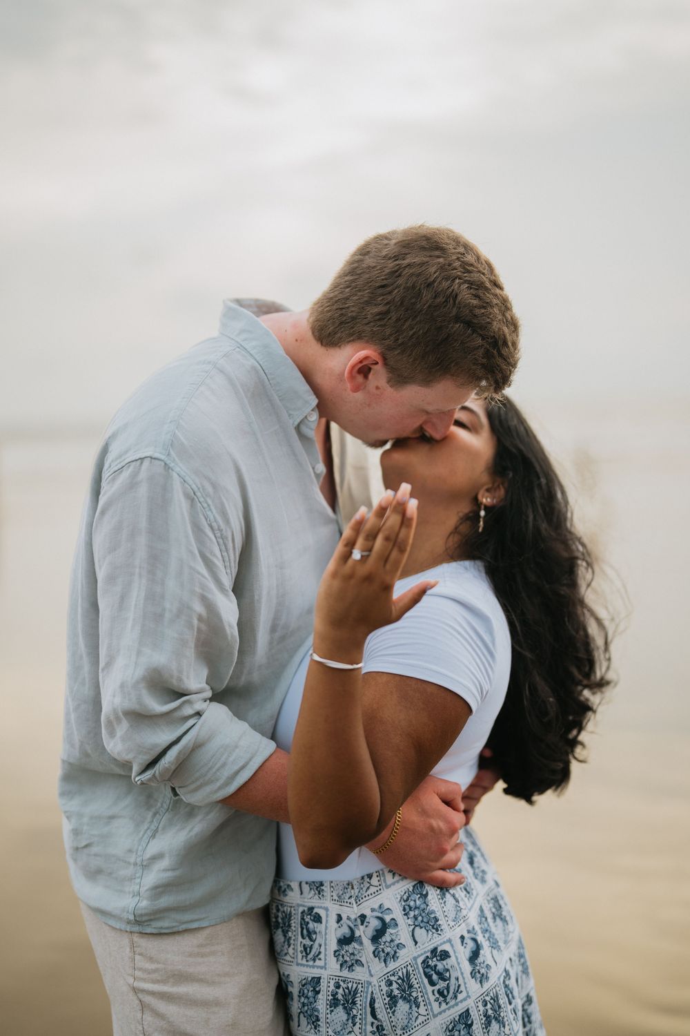Professional proposal photography at Petitenget Beach Bali.