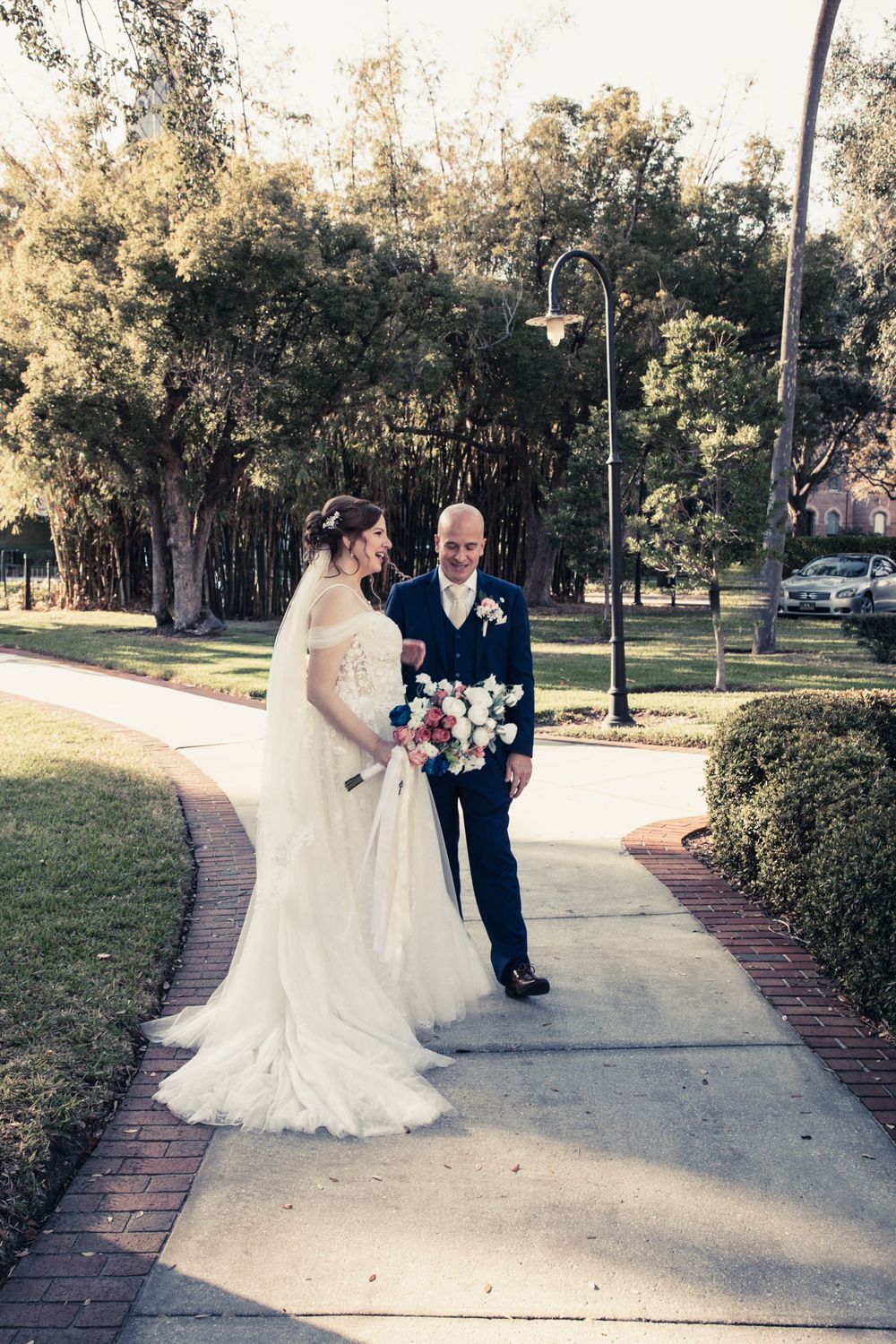 Editorial style wedding photography at University of Tampa, Clearwater, St Pete, Sarasota, Naples, and Dunedin, Florida