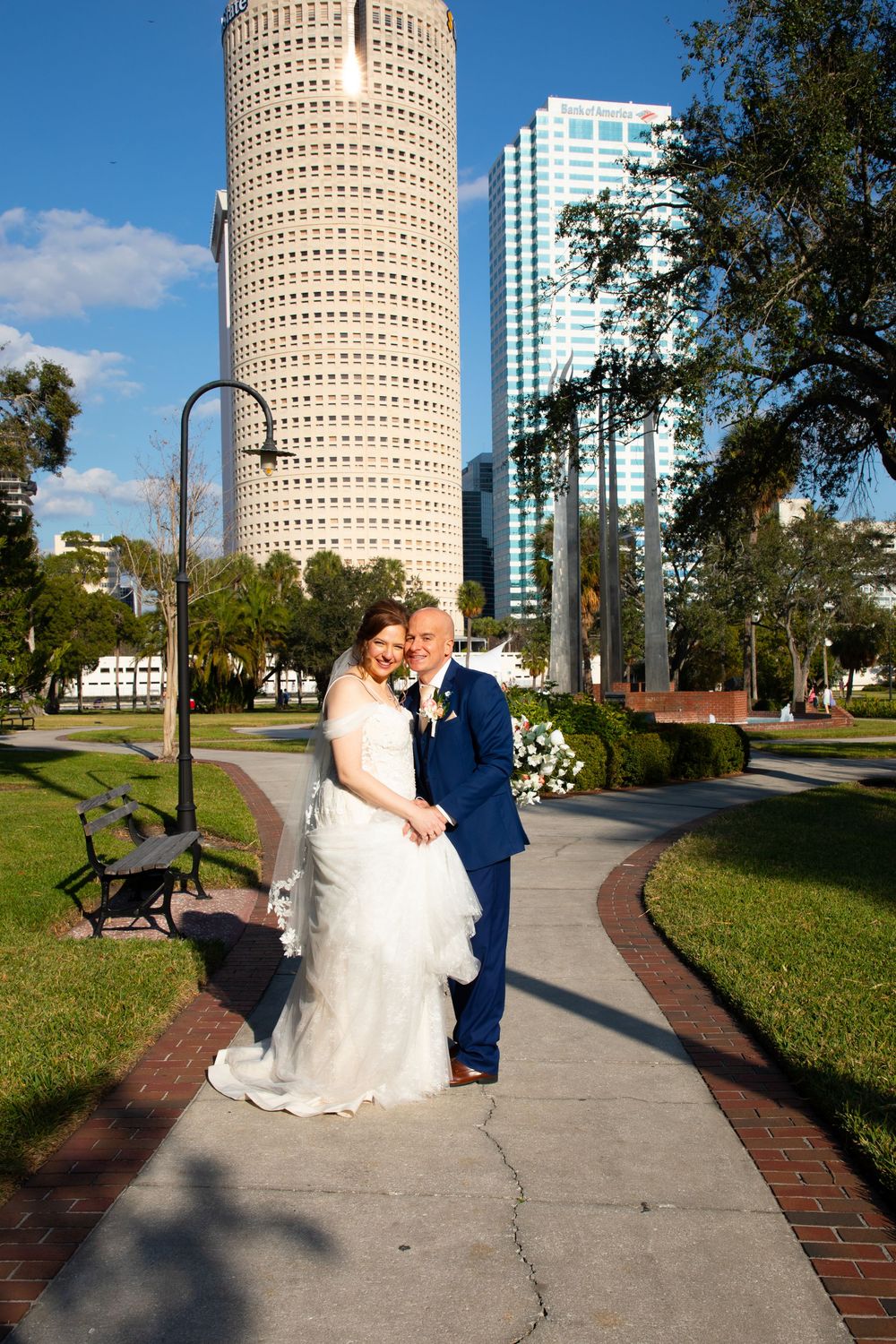 Editorial style wedding photography at University of Tampa, Clearwater, St Pete, Sarasota, Naples, and Dunedin, Florida