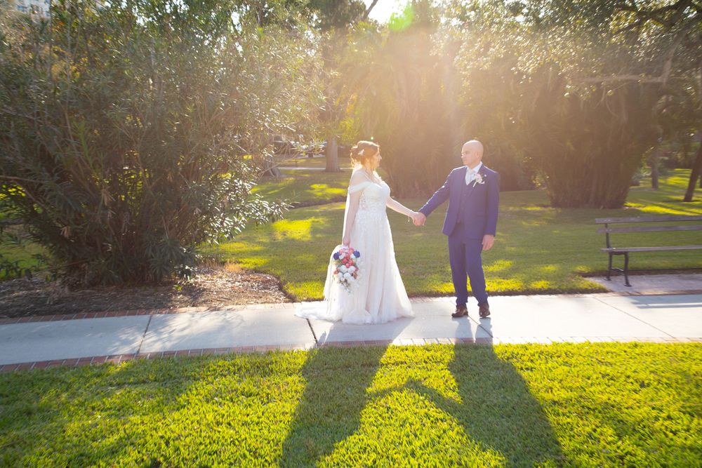 Editorial style wedding photography at University of Tampa, Clearwater, St Pete, Sarasota, Naples, and Dunedin, Florida