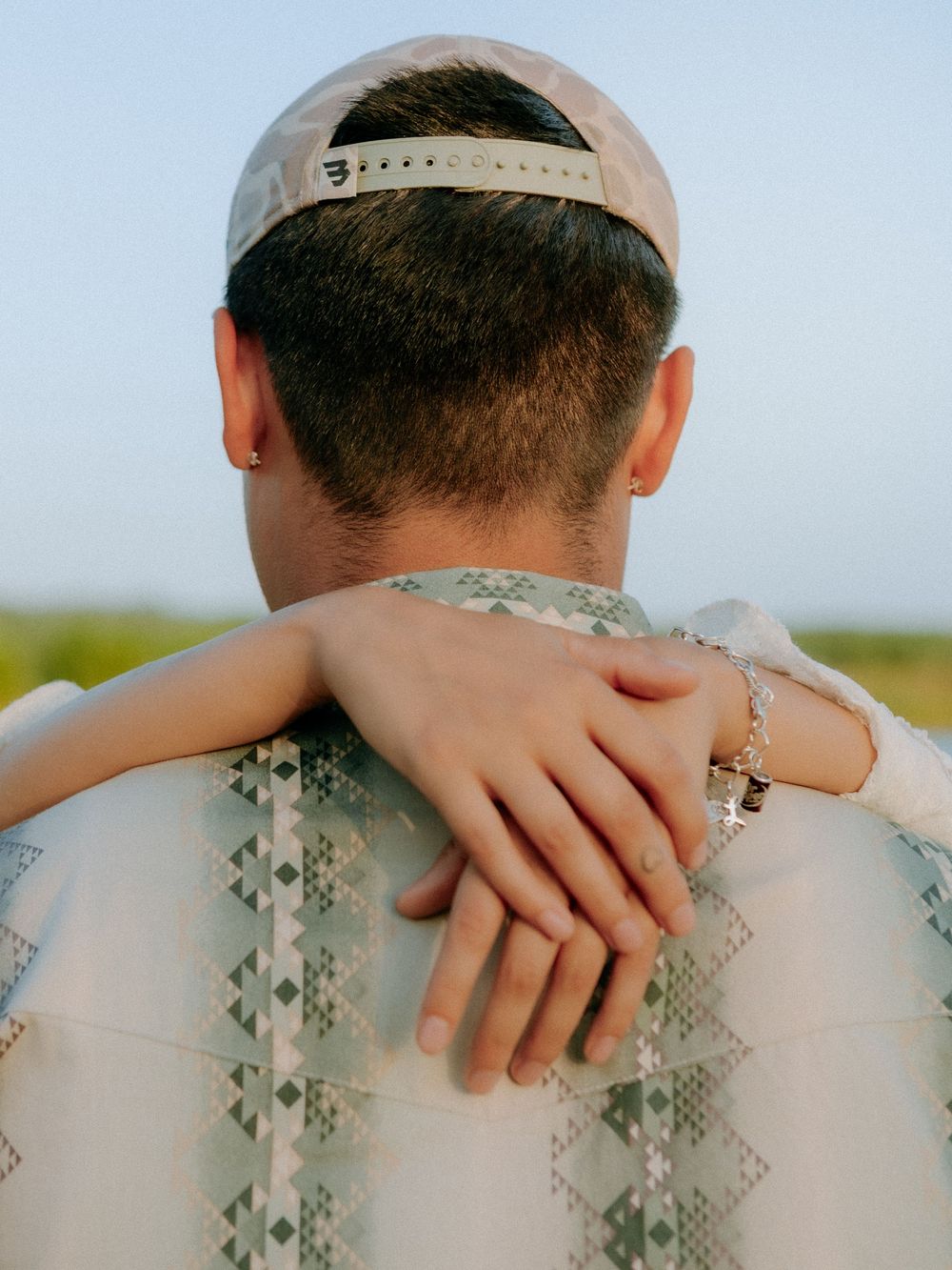couple posing at barkley meadows park