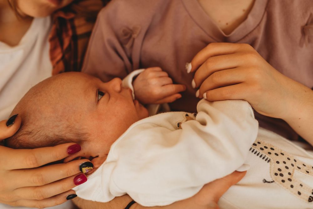 Newborn photography at home in Dorset