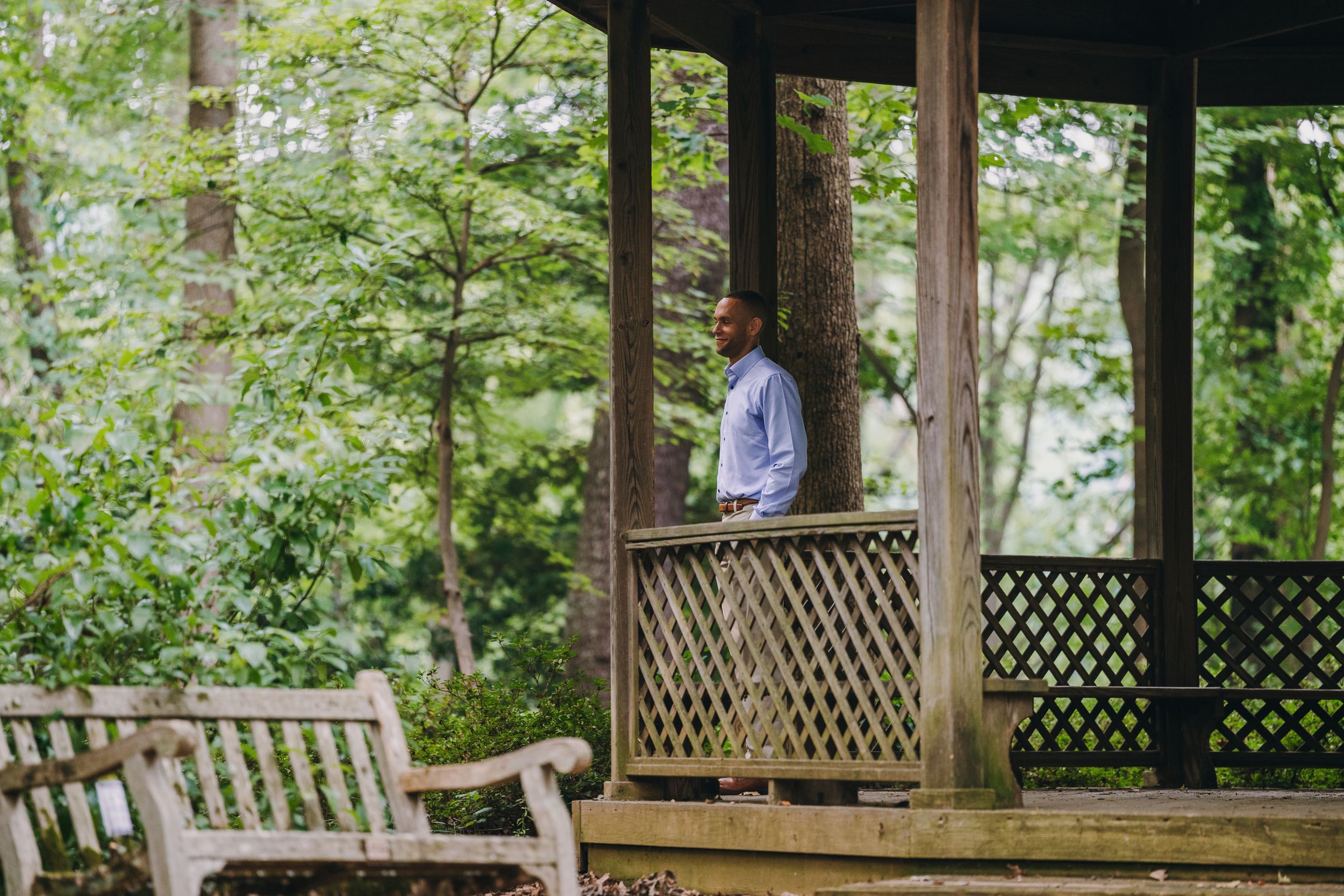 Meadowlark Botanical Gardens Engagement Photography in Vienna, Virginia