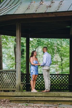 Meadowlark Botanical Gardens Engagement Photography in Vienna, Virginia