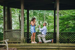 Meadowlark Botanical Gardens Engagement Photography in Vienna, Virginia