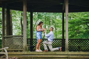 Meadowlark Botanical Gardens Engagement Photography in Vienna, Virginia