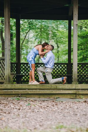 Meadowlark Botanical Gardens Engagement Photography in Vienna, Virginia