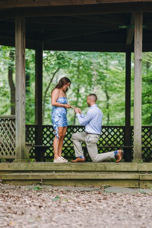 Meadowlark Botanical Gardens Engagement Photography in Vienna, Virginia