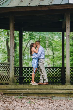 Meadowlark Botanical Gardens Engagement Photography in Vienna, Virginia