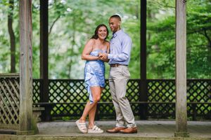 Meadowlark Botanical Gardens Engagement Photography in Vienna, Virginia
