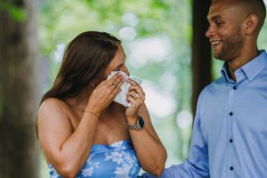 Meadowlark Botanical Gardens Engagement Photography in Vienna, Virginia