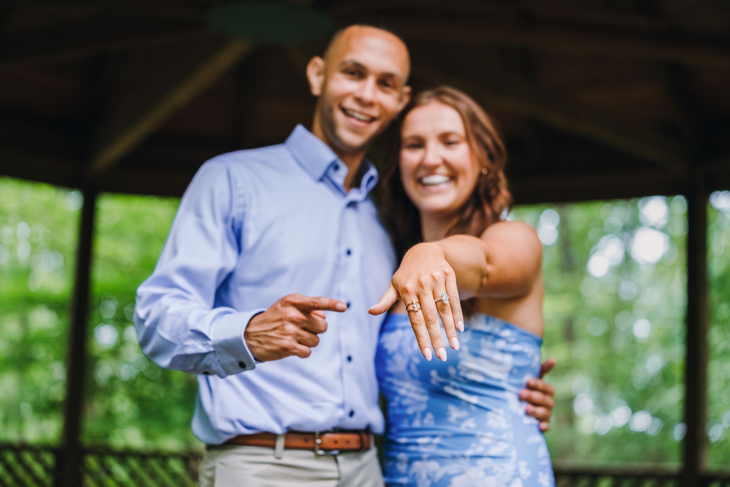 Meadowlark Botanical Gardens Engagement Photography in Vienna, Virginia
