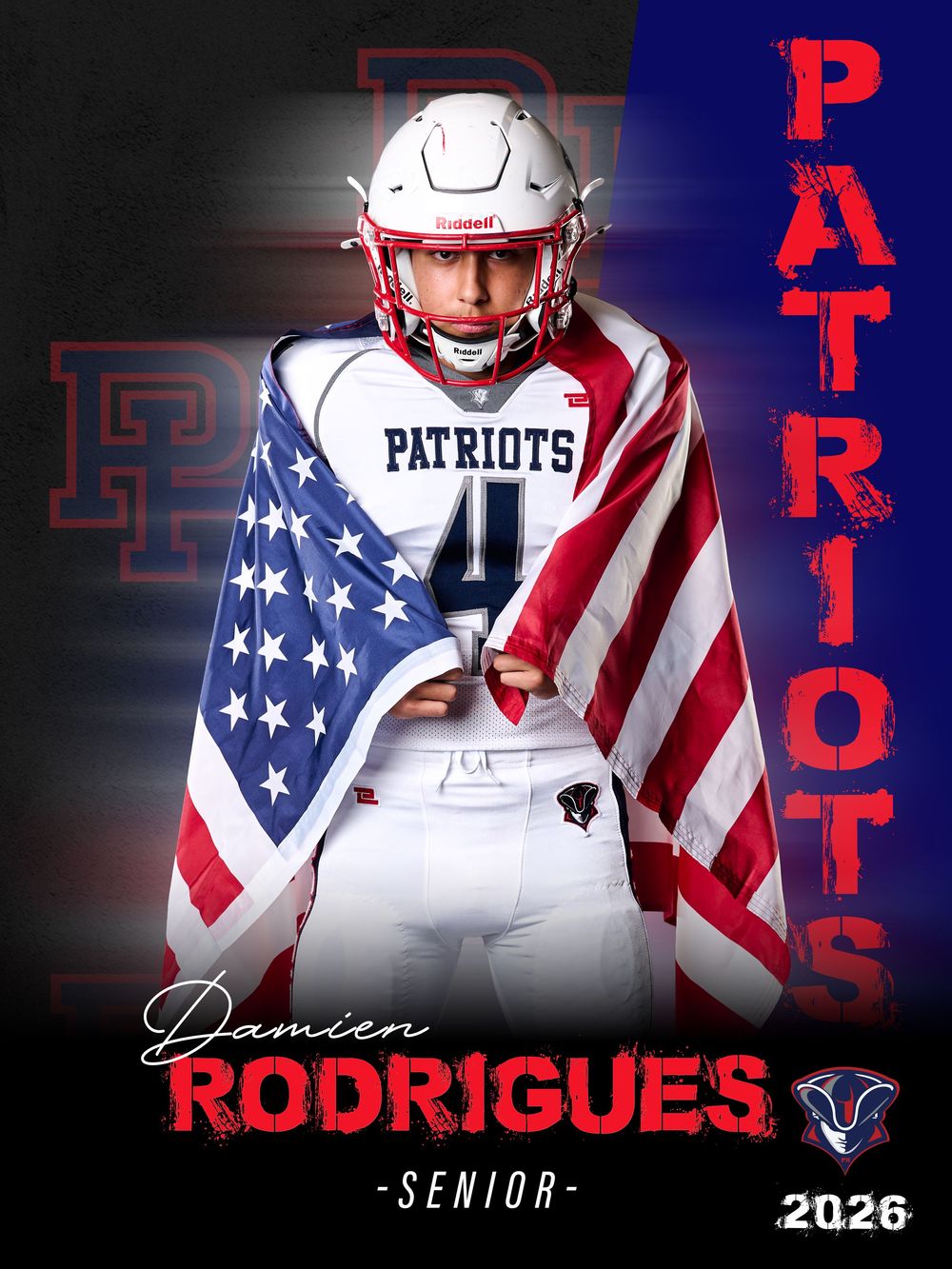 Senior banner portraits Providence Hall High School Herriman, Utah Football
