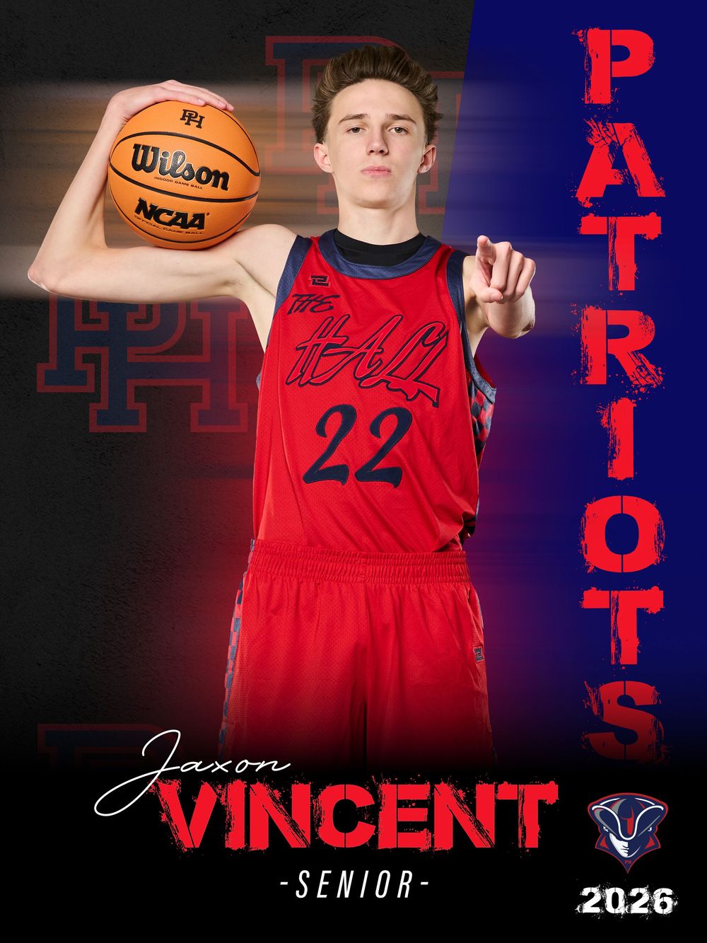 Senior banner portraits Providence Hall High School Herriman, Utah Basketball