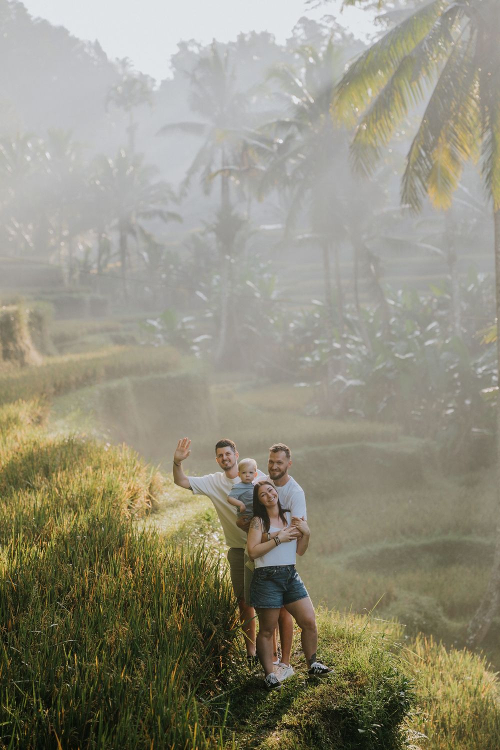 Professional photography services for a secret proposal at Ceking Rice Terrace Ubud.