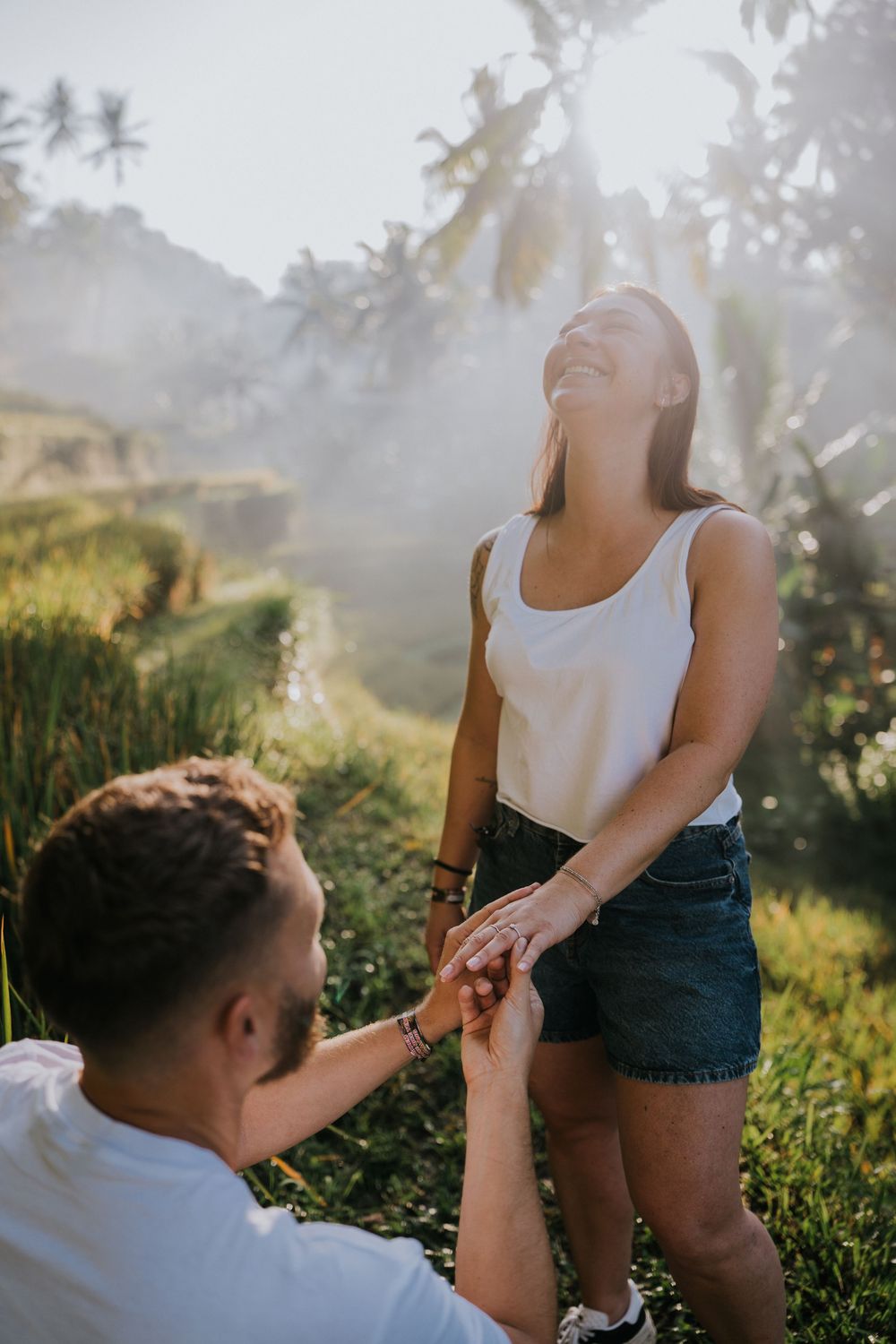 Secret proposal photography services at Ceking Rice Terrace Ubud.