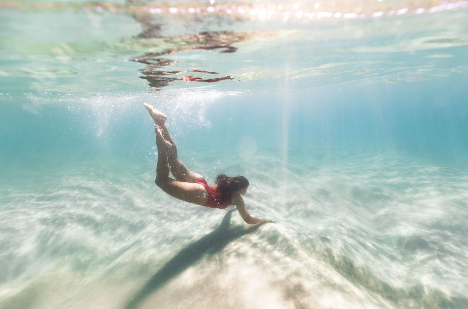 Sunshine Coast underwater and ocean maternity photography