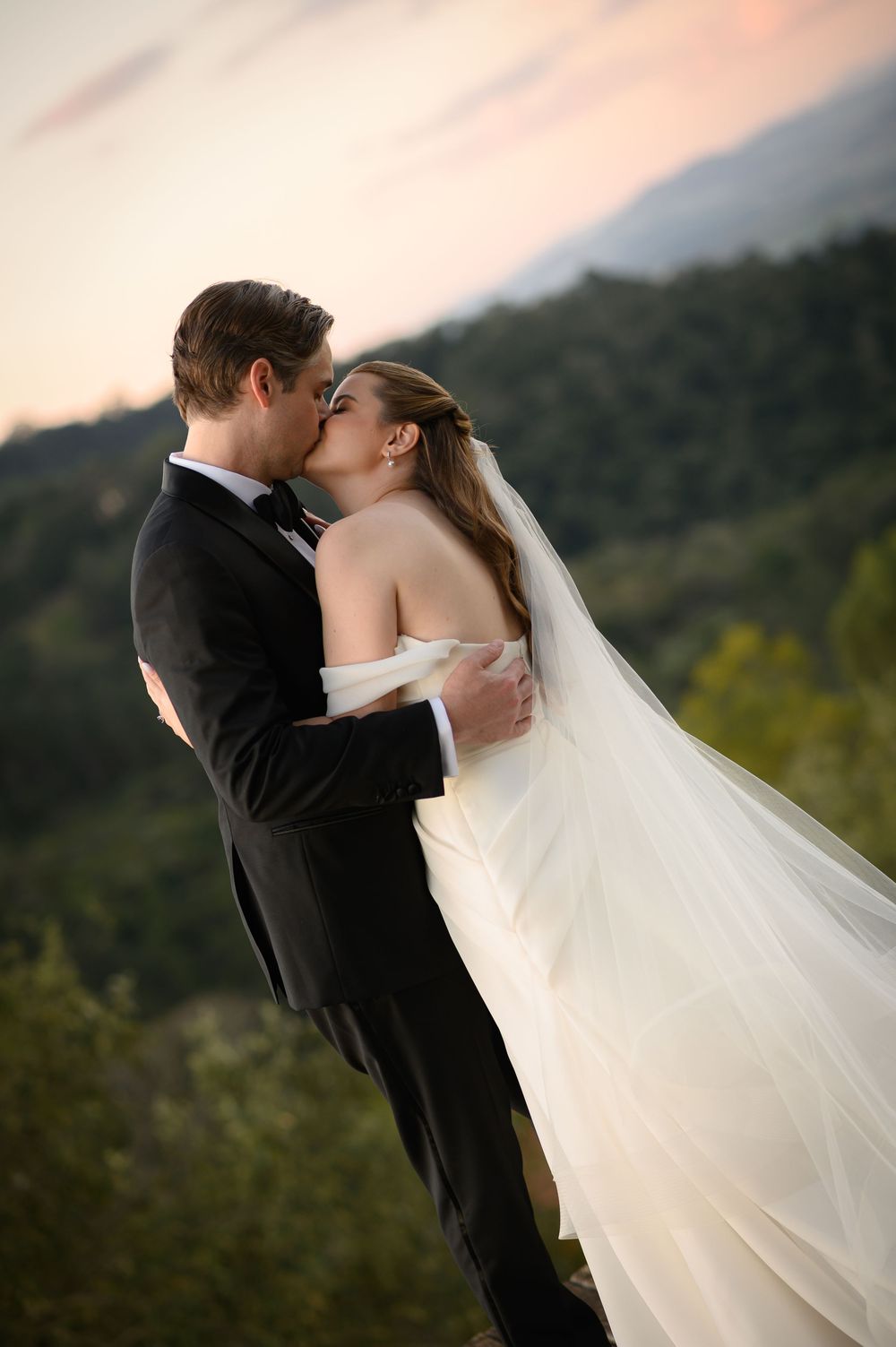 casamento no por do sol no terras de clara