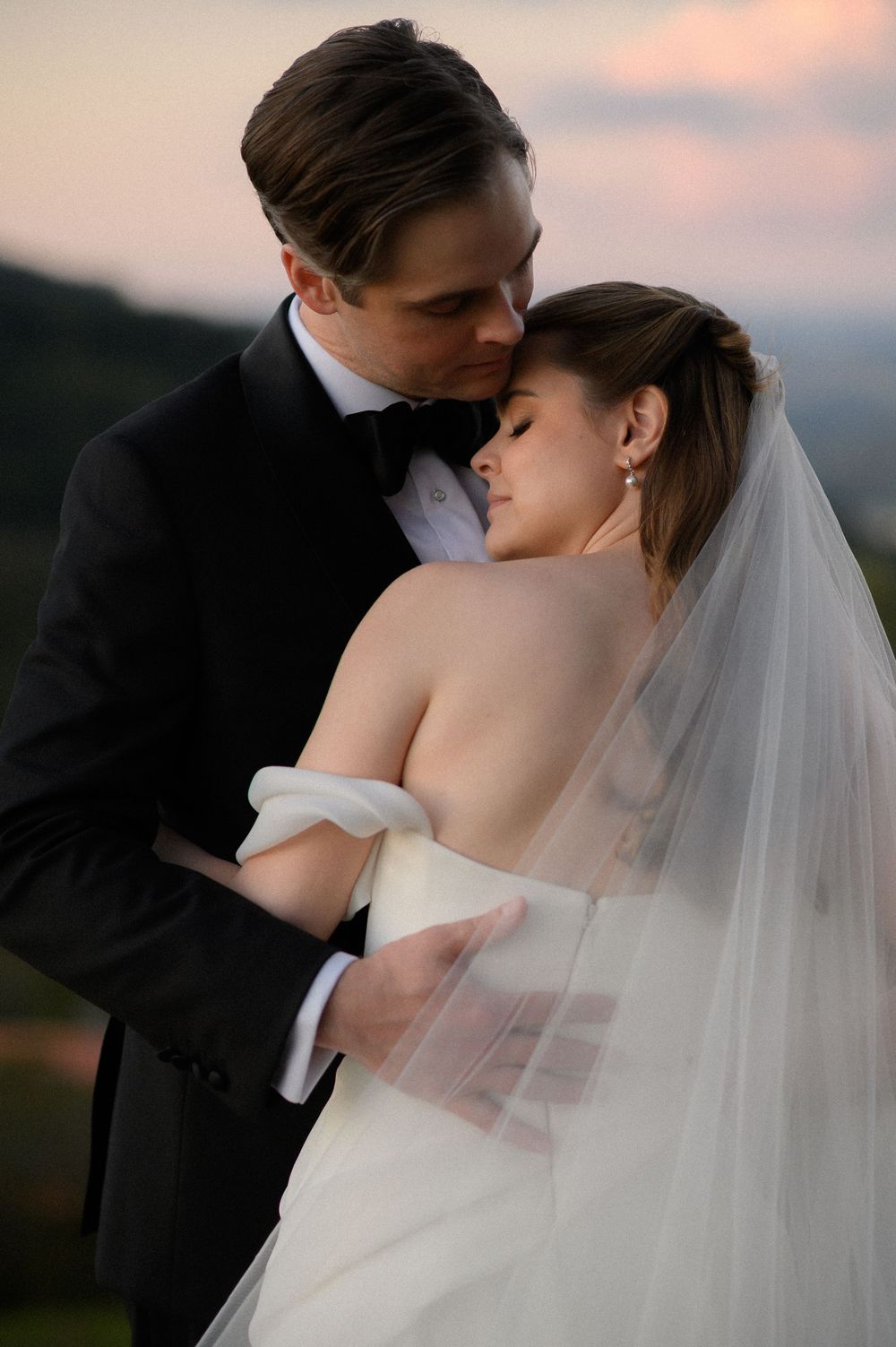 fotografia de casamento romântico