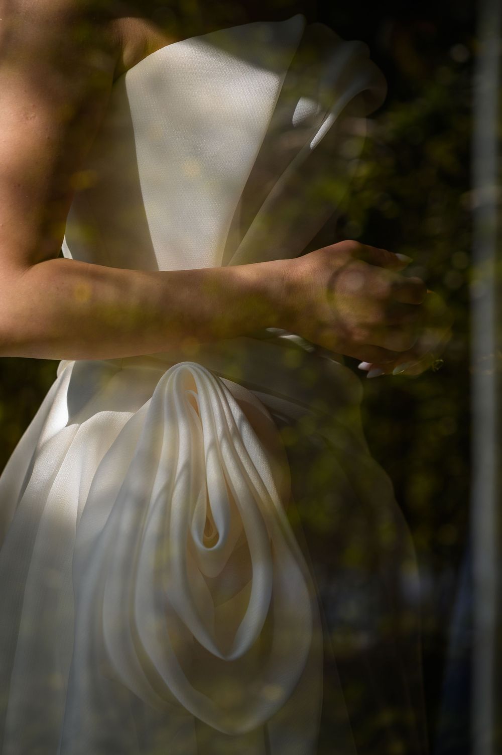 foto de detalhes de noiva