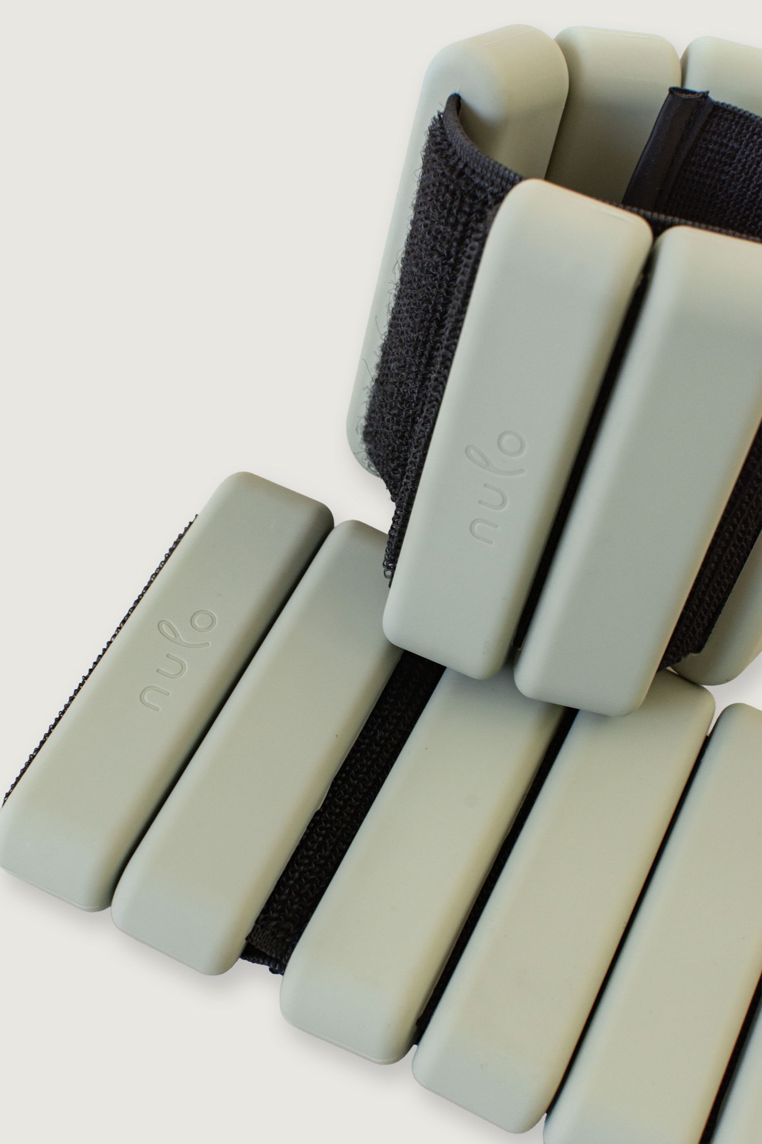 Close up of Nulo home fitness equipment on a neutral background.