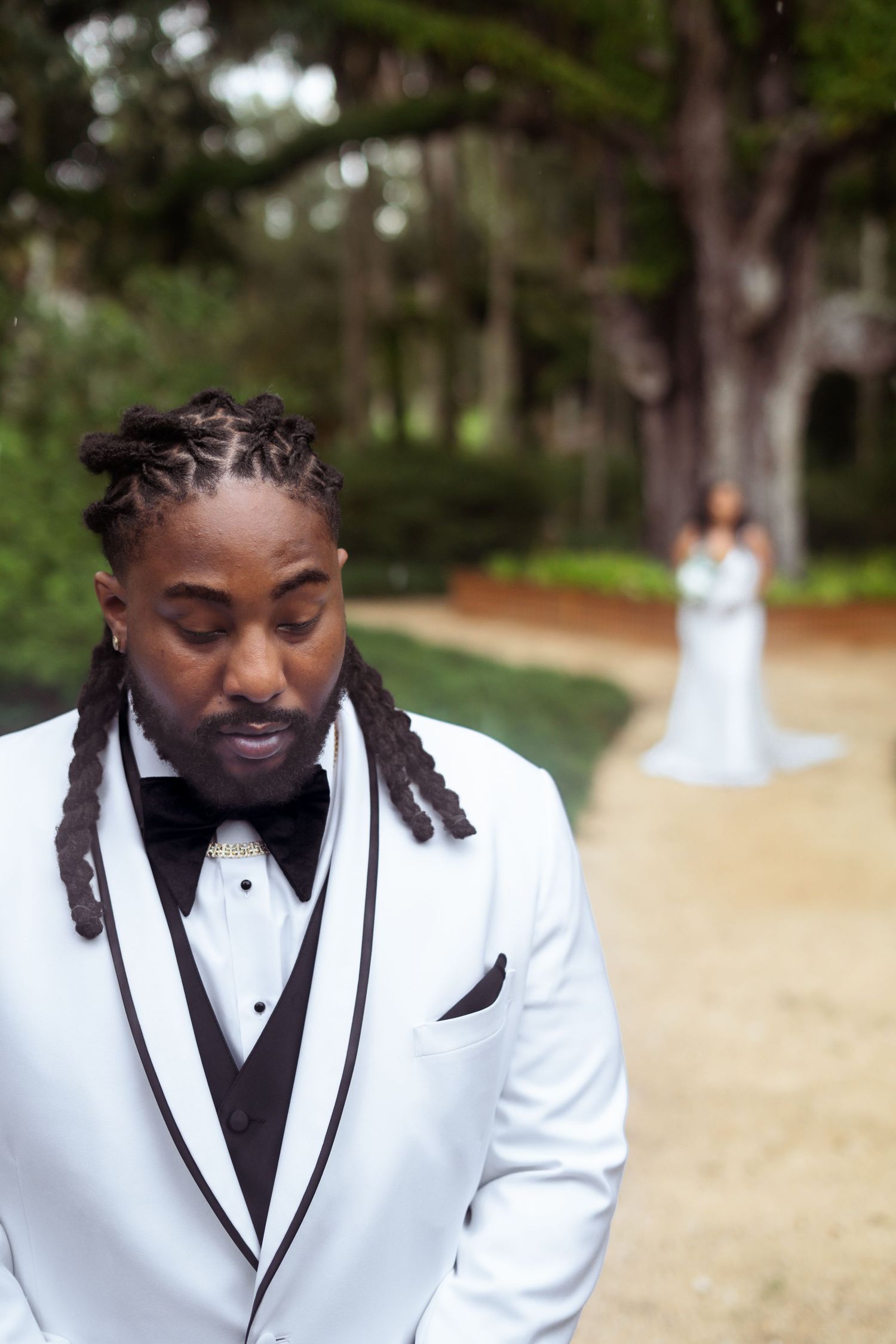 Washington Oaks Gardens State Park Wedding portraits in Palm Coast, Florida. First look Photography.