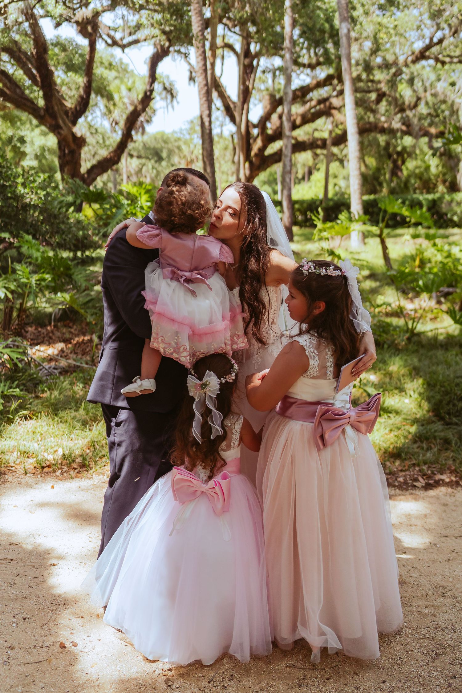 Washington Oaks Gardens State Park Wedding in Palm Coast, Florida. Family wedding photography.