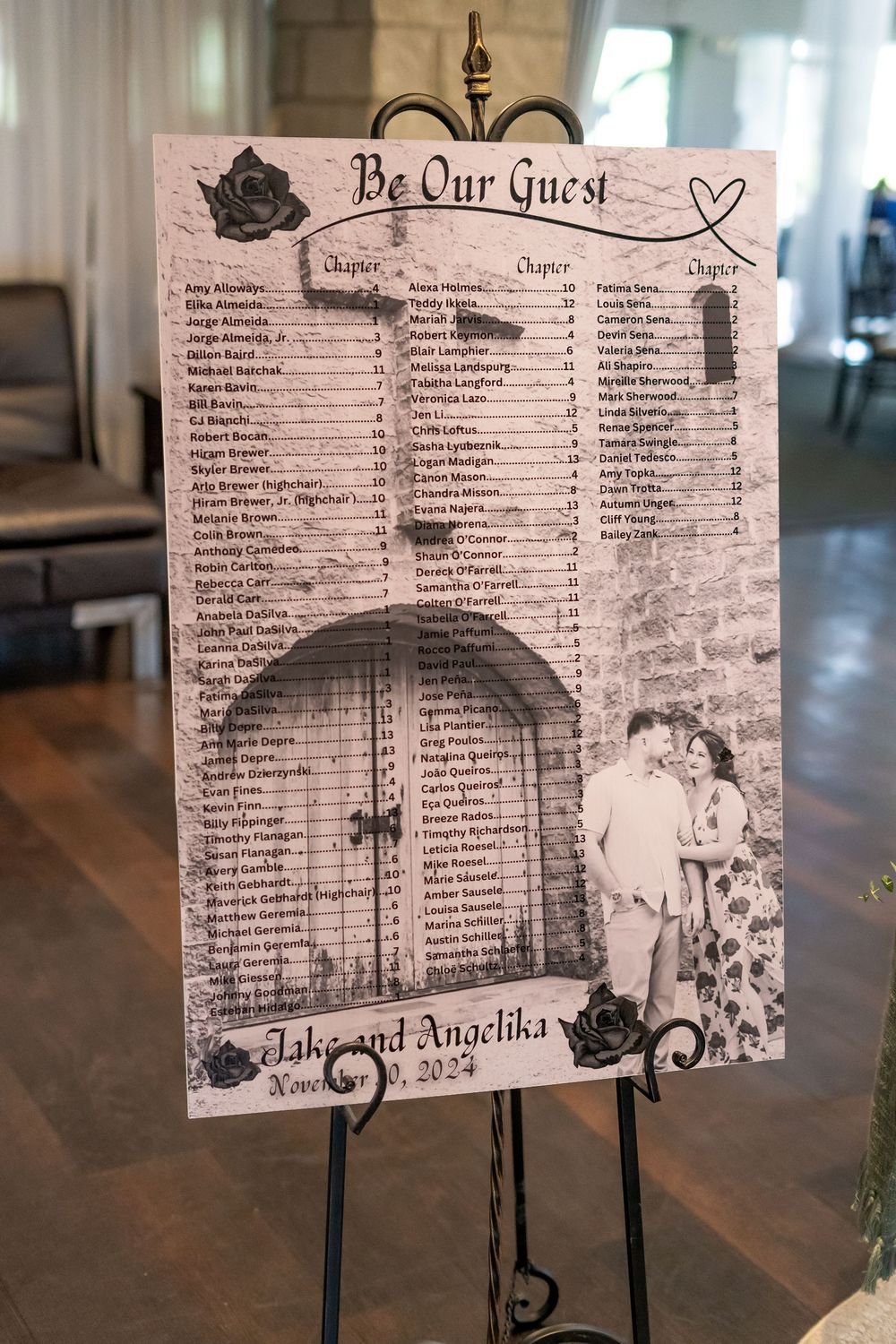 Fairytale wedding decor in Palm Coast Florida at Channel Side Club