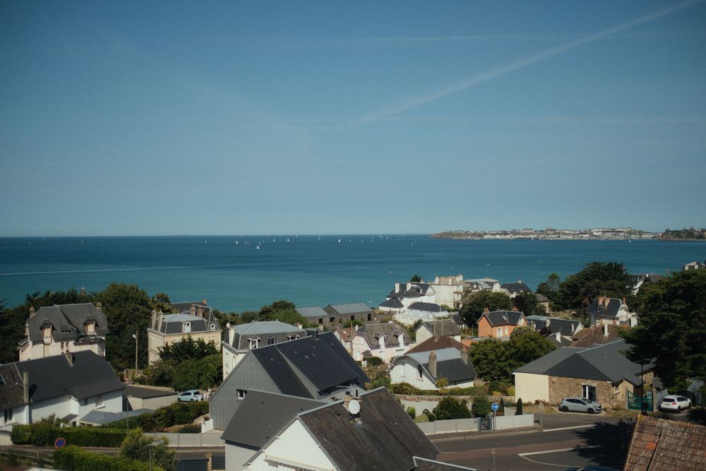 View over the coast of the south of France for a destination wedding