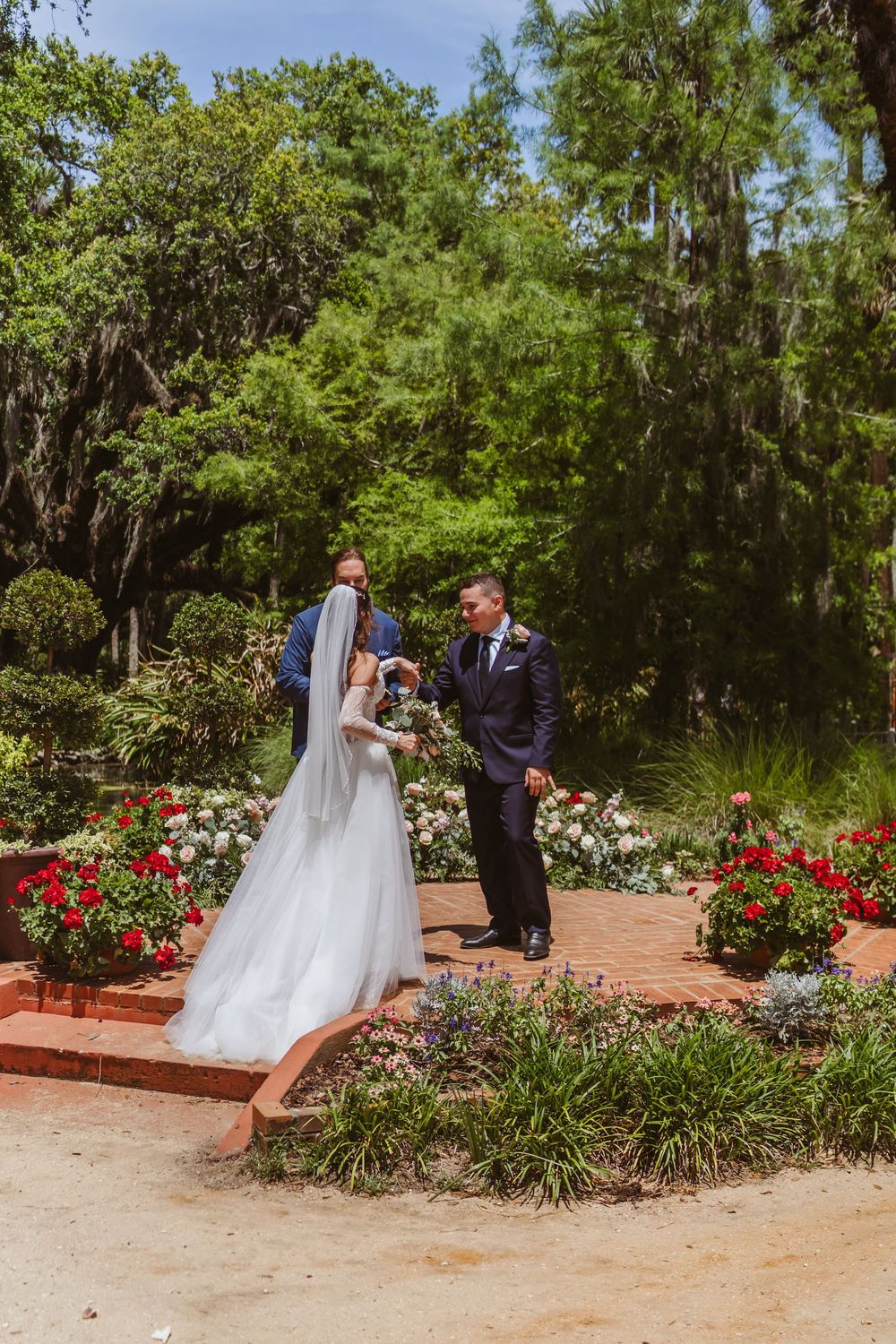 Washington Oaks Gardens State Park Wedding in Palm Coast, Florida. Ceremony photography.