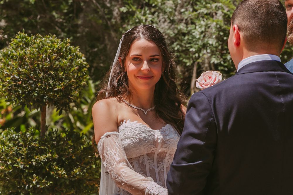 Washington Oaks Gardens State Park Wedding in Palm Coast, Florida. Ceremony photography.
