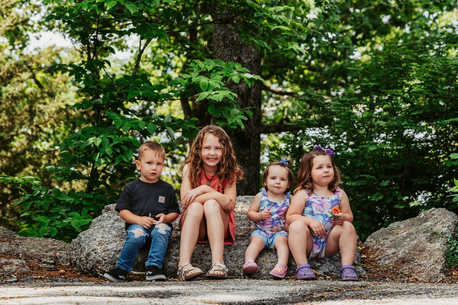Special-occasion portrait in natural Ozarks light — Laura Simpson