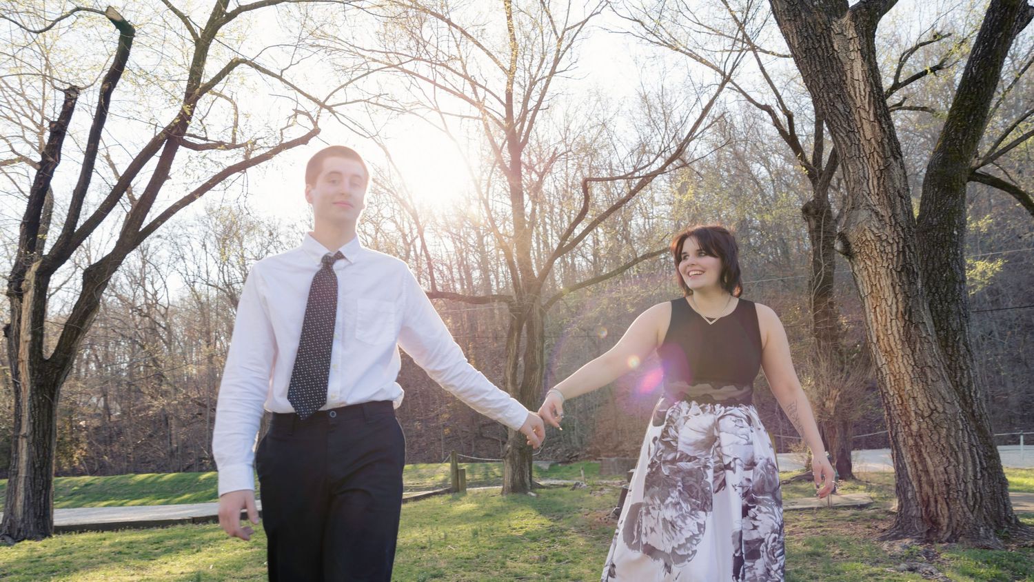 Editorial-style prom portrait in natural light — Ozarks, Eminence MO — Laura Simpson