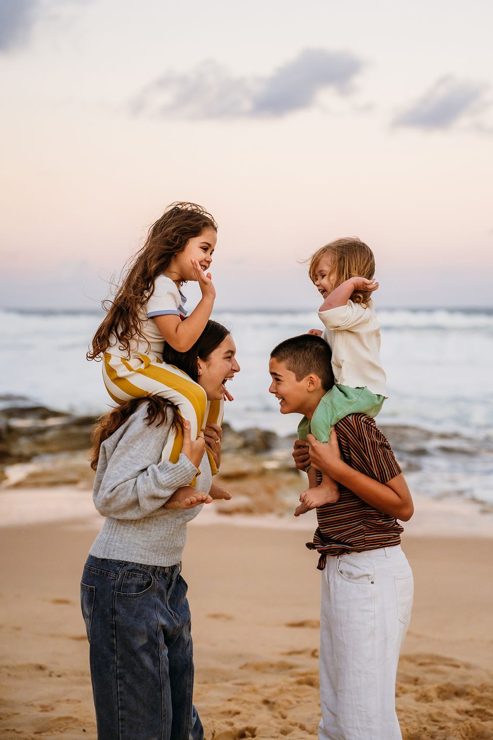 Sydney family photoshoot at Maroubra Beach