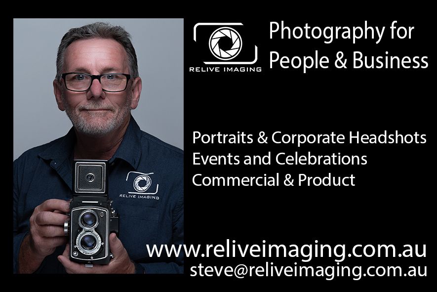 cover photo with basic infomation about relive imaging photography service