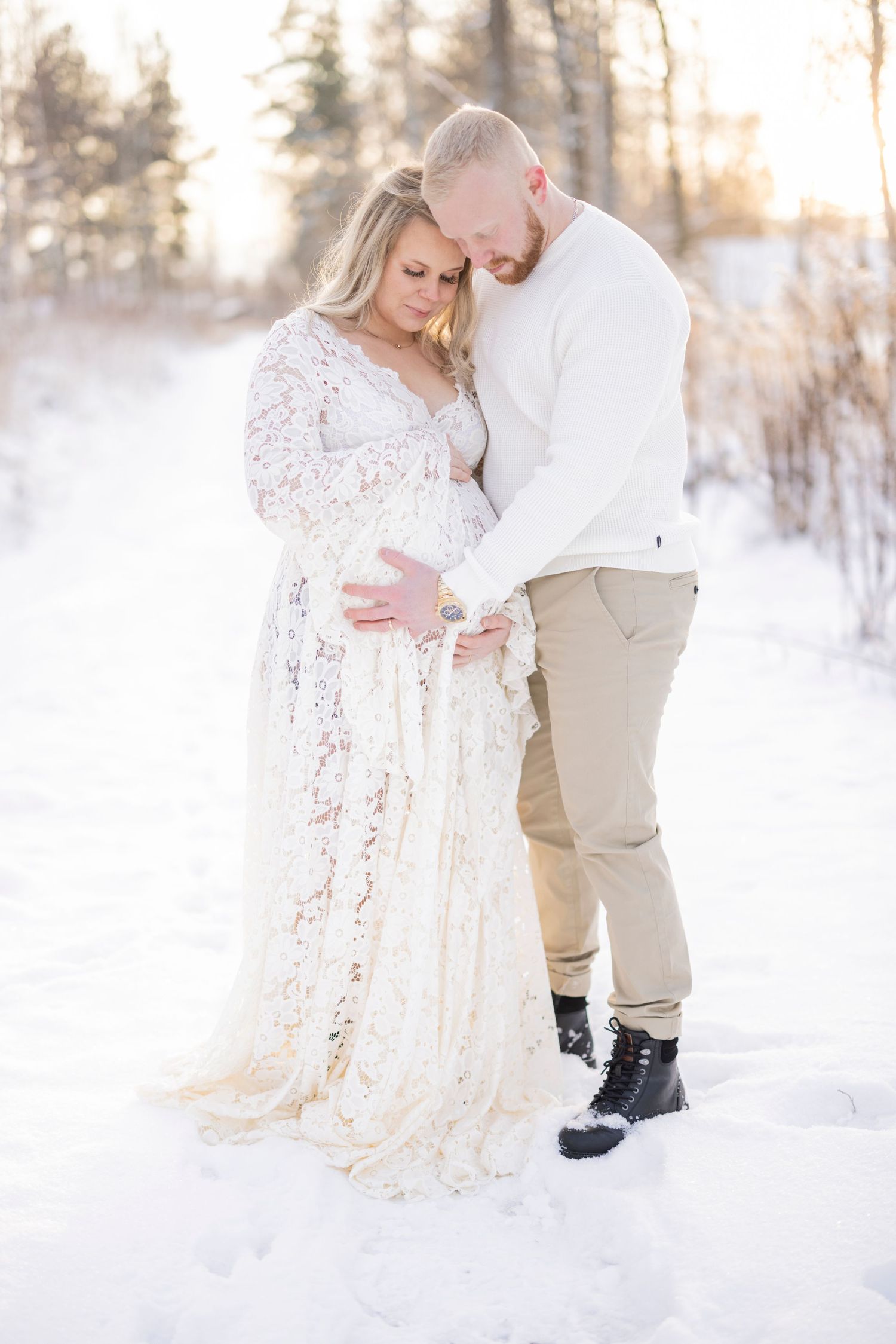 parfotografering gravid