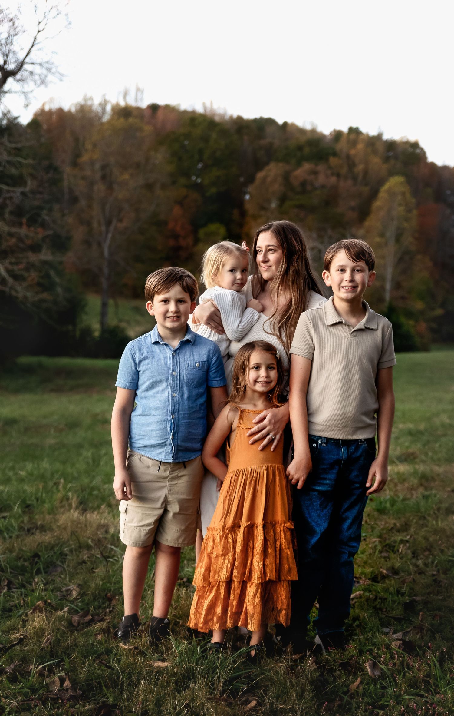 outdoor family photos in greensboro & Winston Salem