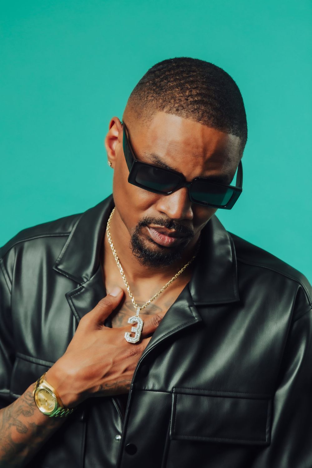 portrait photography session in Atlanta, music producer, mens headshots