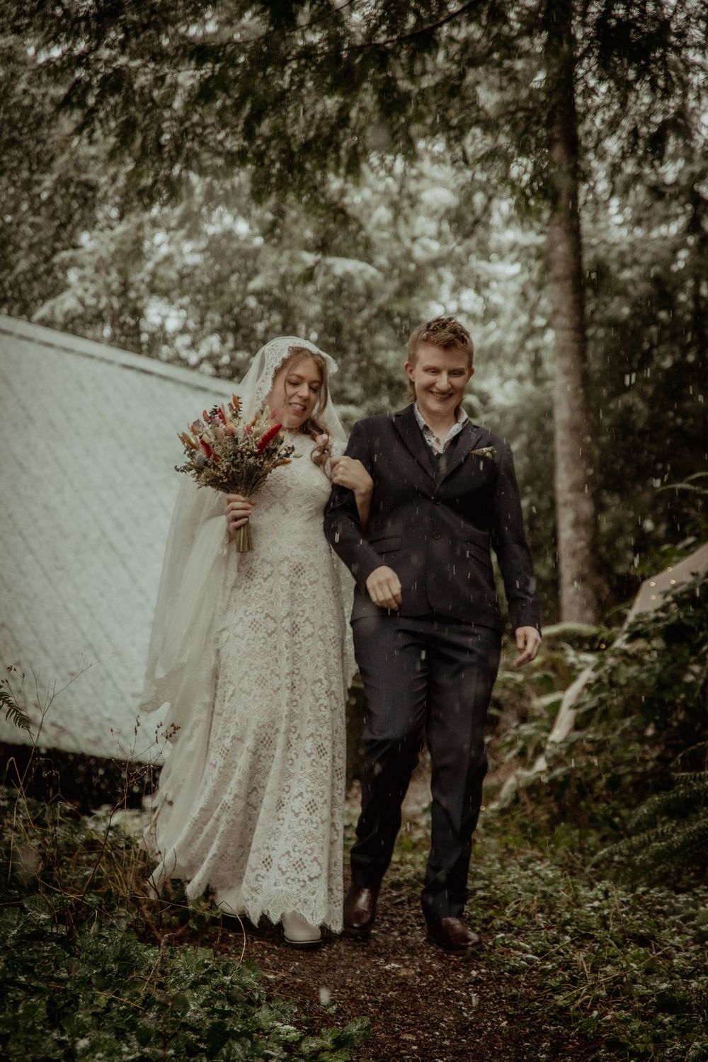 Mountain Elopement Photograph taken by PNW Elopement Photographer.