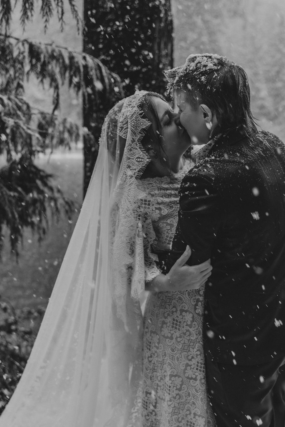 Mountain Elopement Photograph taken by PNW Elopement Photographer.