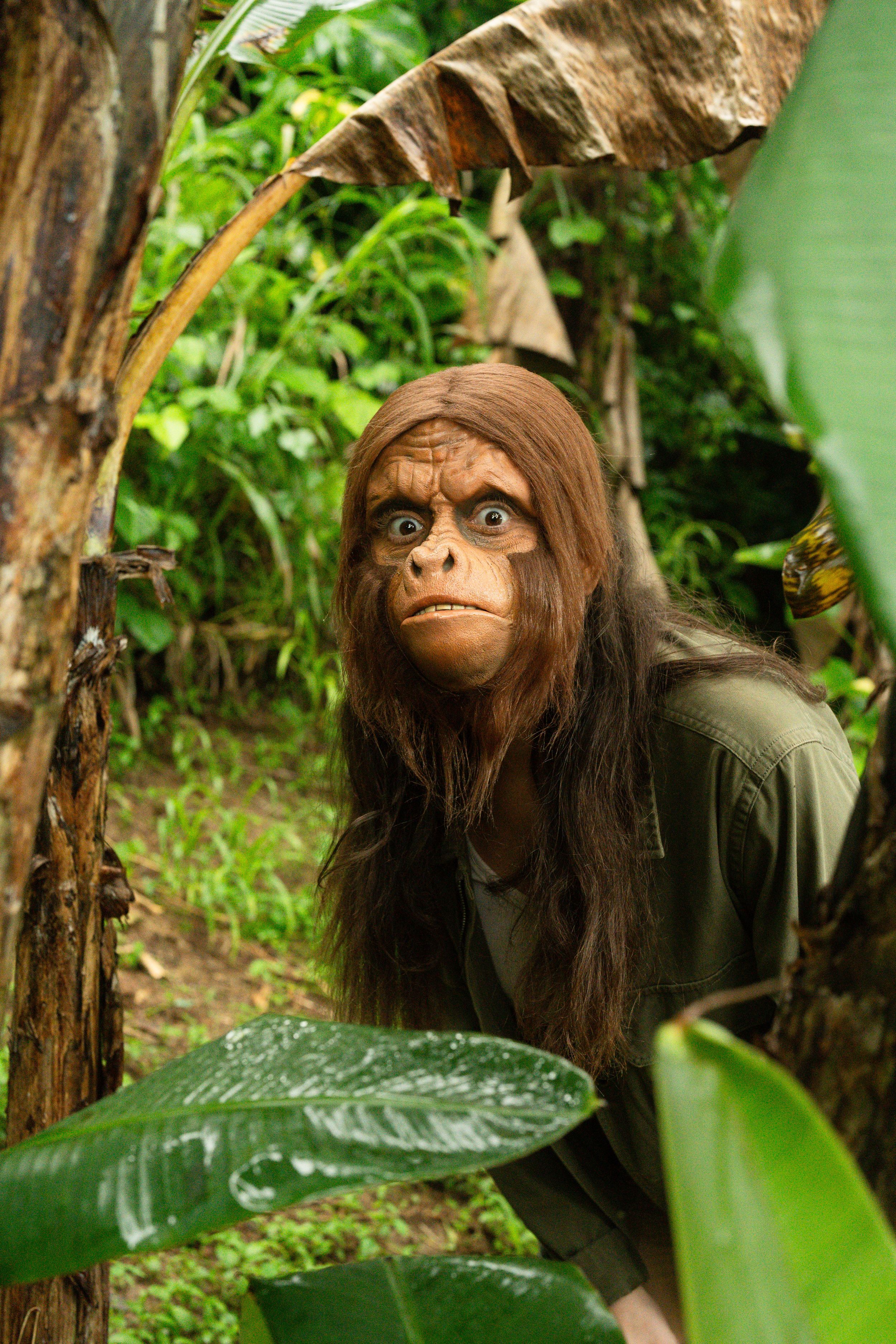 Monkey sfx makeup realistic girl ape
