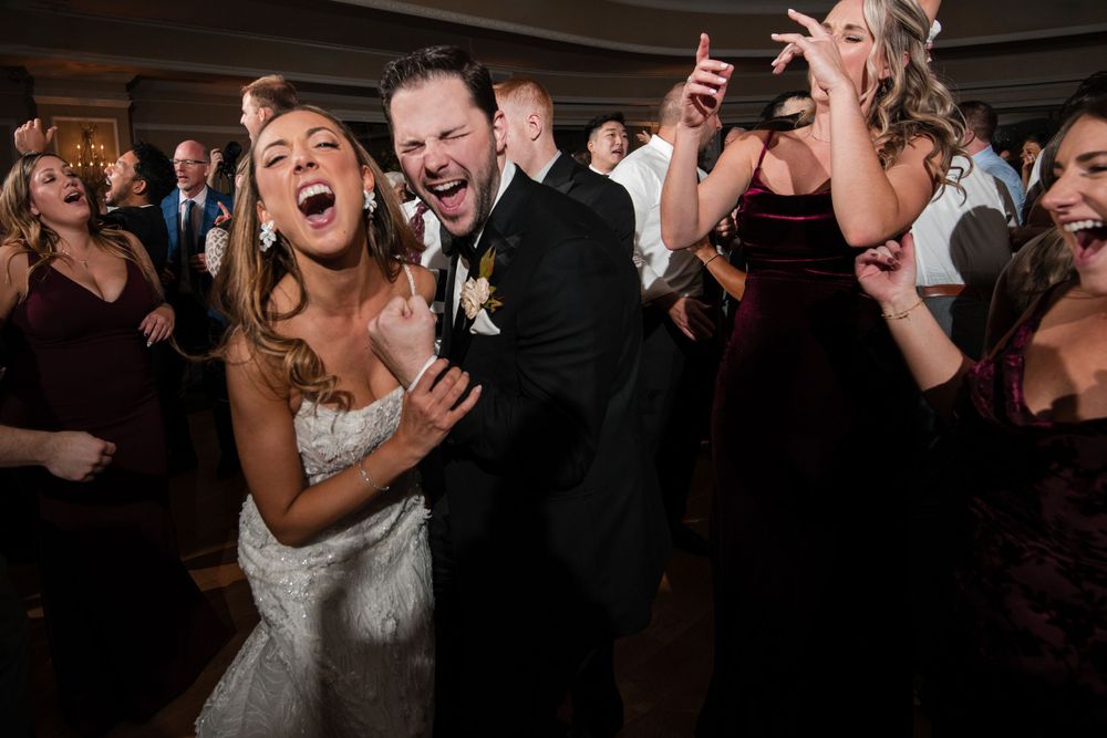 Creative professional Rhode Island wedding photographer capturing authentic moments at Oheka Castle