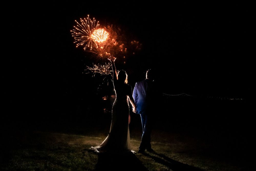 Creative professional Rhode Island wedding photographer capturing authentic moments