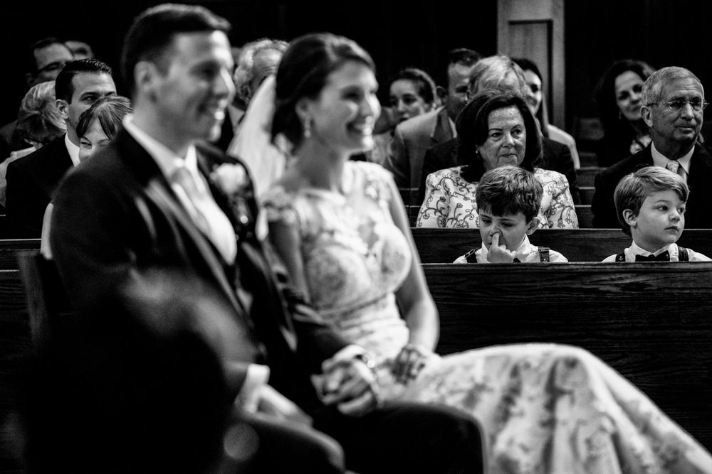 Creative professional Rhode Island wedding photographer capturing authentic moments