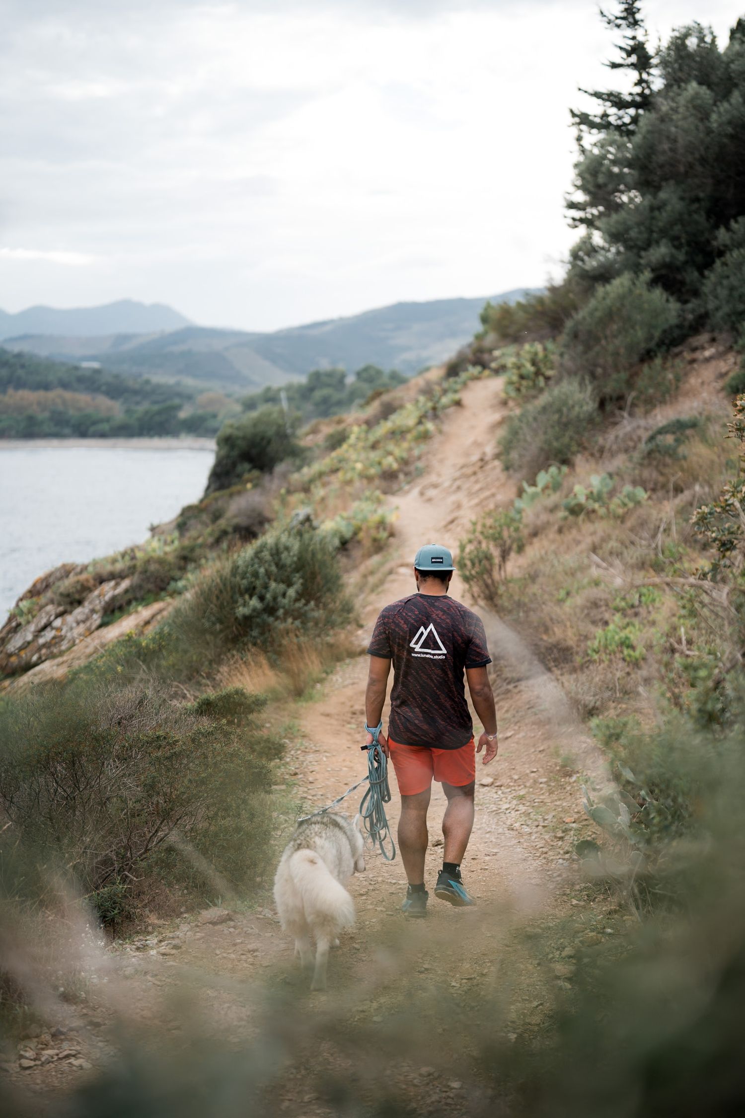 randonneur chemin du littoral anse des paulilles