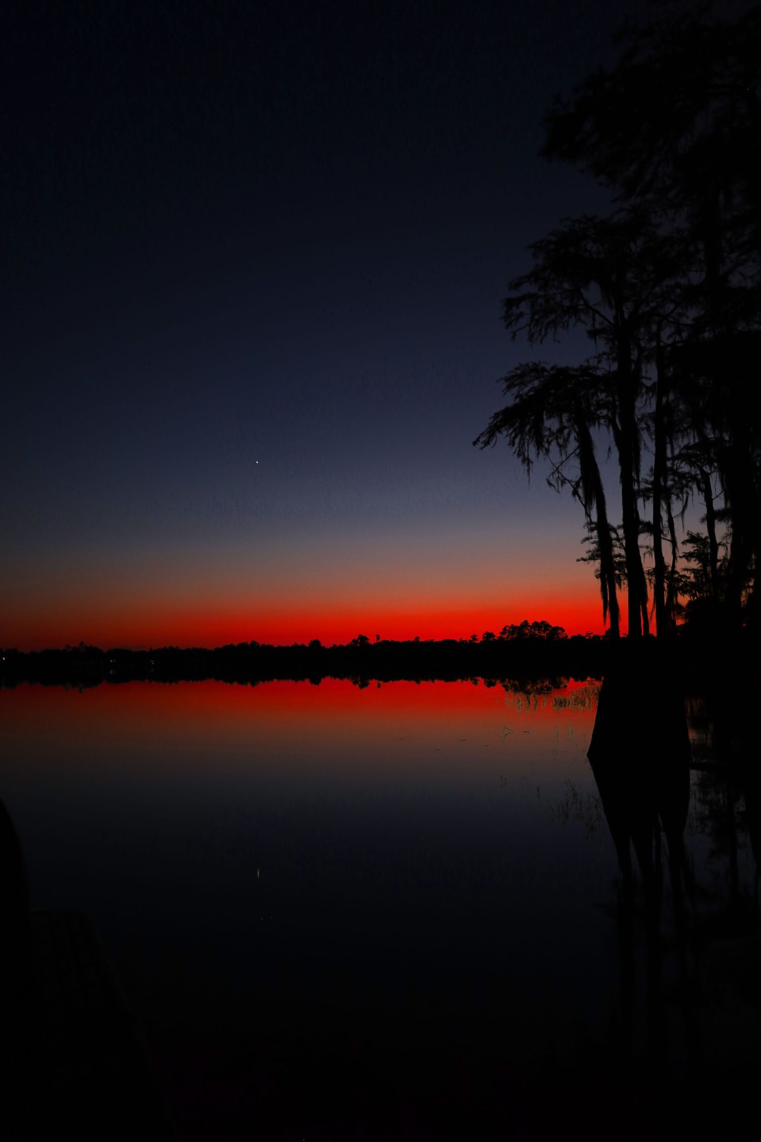 Sunset, Lake, Outdoors